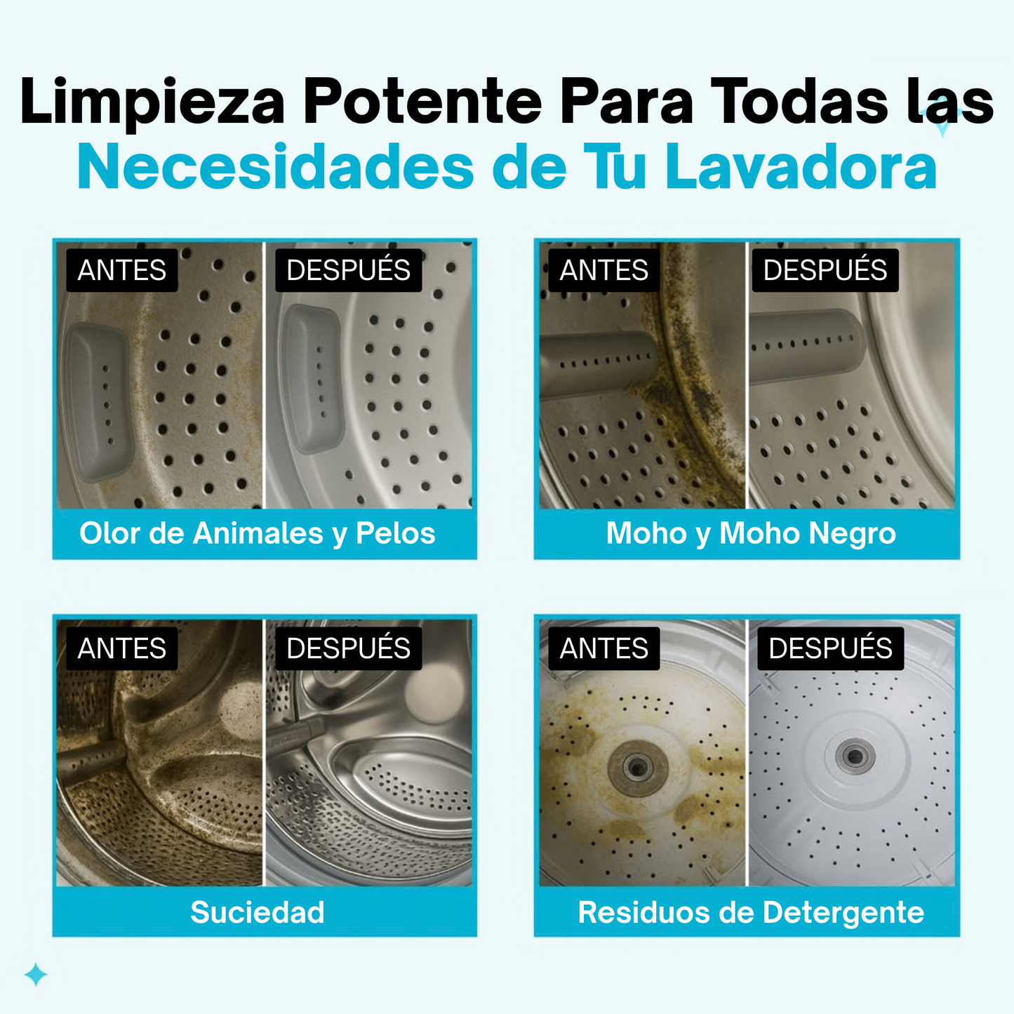 REVIVE DRUM: LIMPIADOR PROFESIONAL PARA LAVADORAS