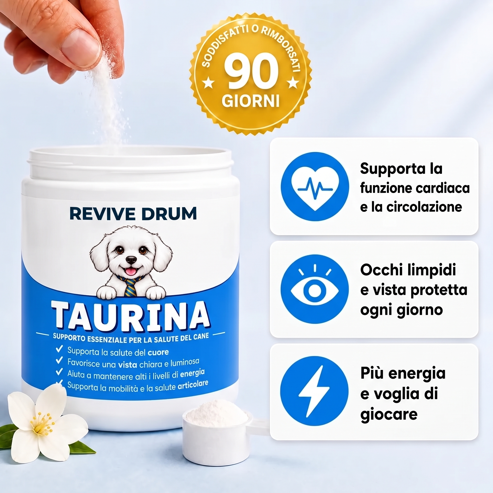 Revive Taurina+ para cães