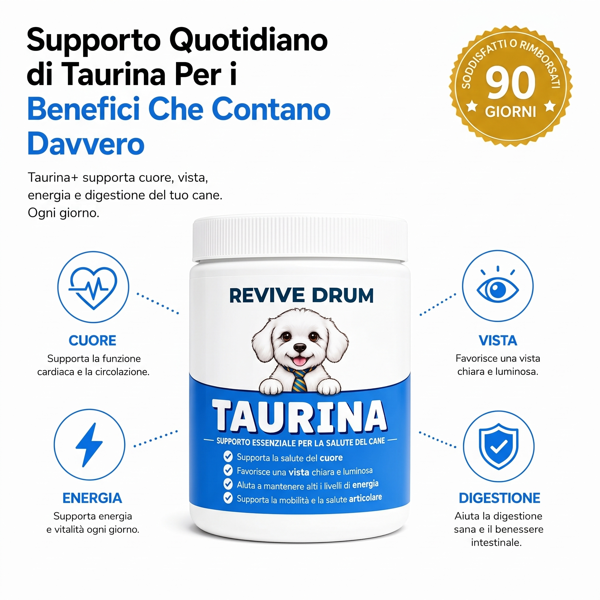 Revive Taurina+ para cães